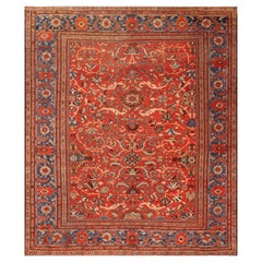 Nazmiyal Collection Antique Persian Mahal Sultanabad Rug 9" x 10"08'