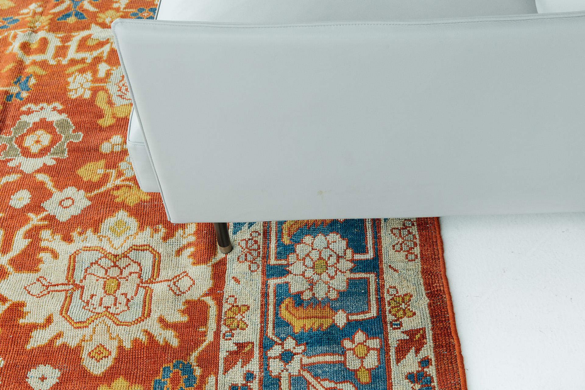 Antiker persischer Mahal Sultanabad-Teppich (Wolle) im Angebot