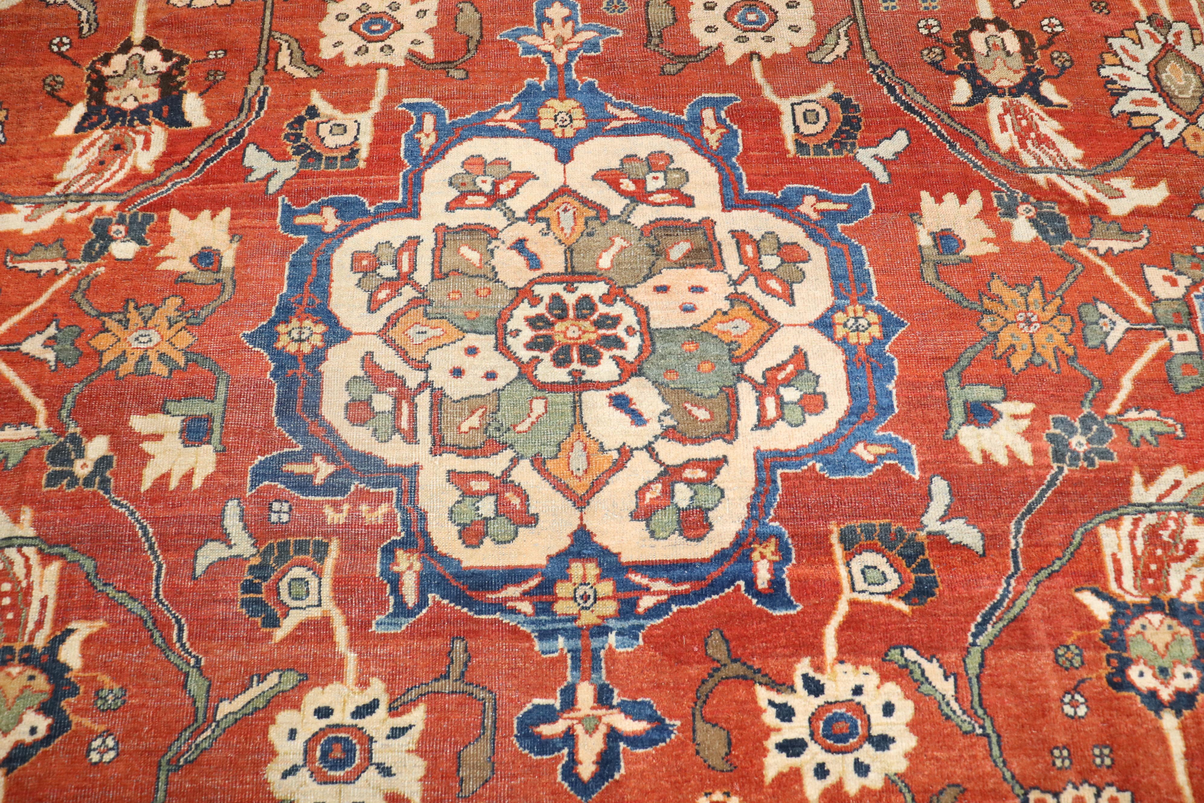  Antique Persian Mahal Sultanabad Rug For Sale 2