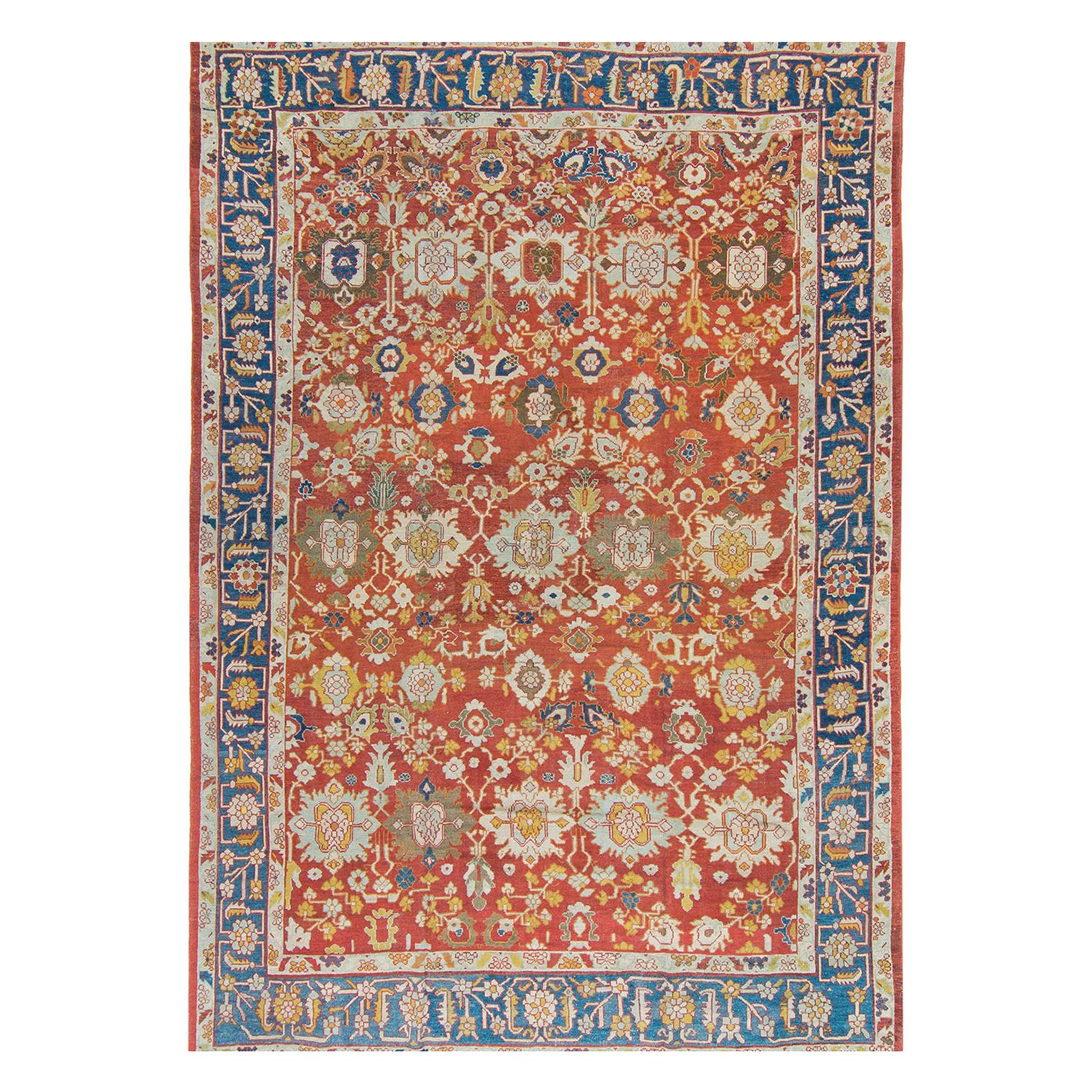 Antique Persian Mahal Sultanabad Rug