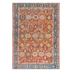 Tapis persan ancien Sultanabad de style Mahal