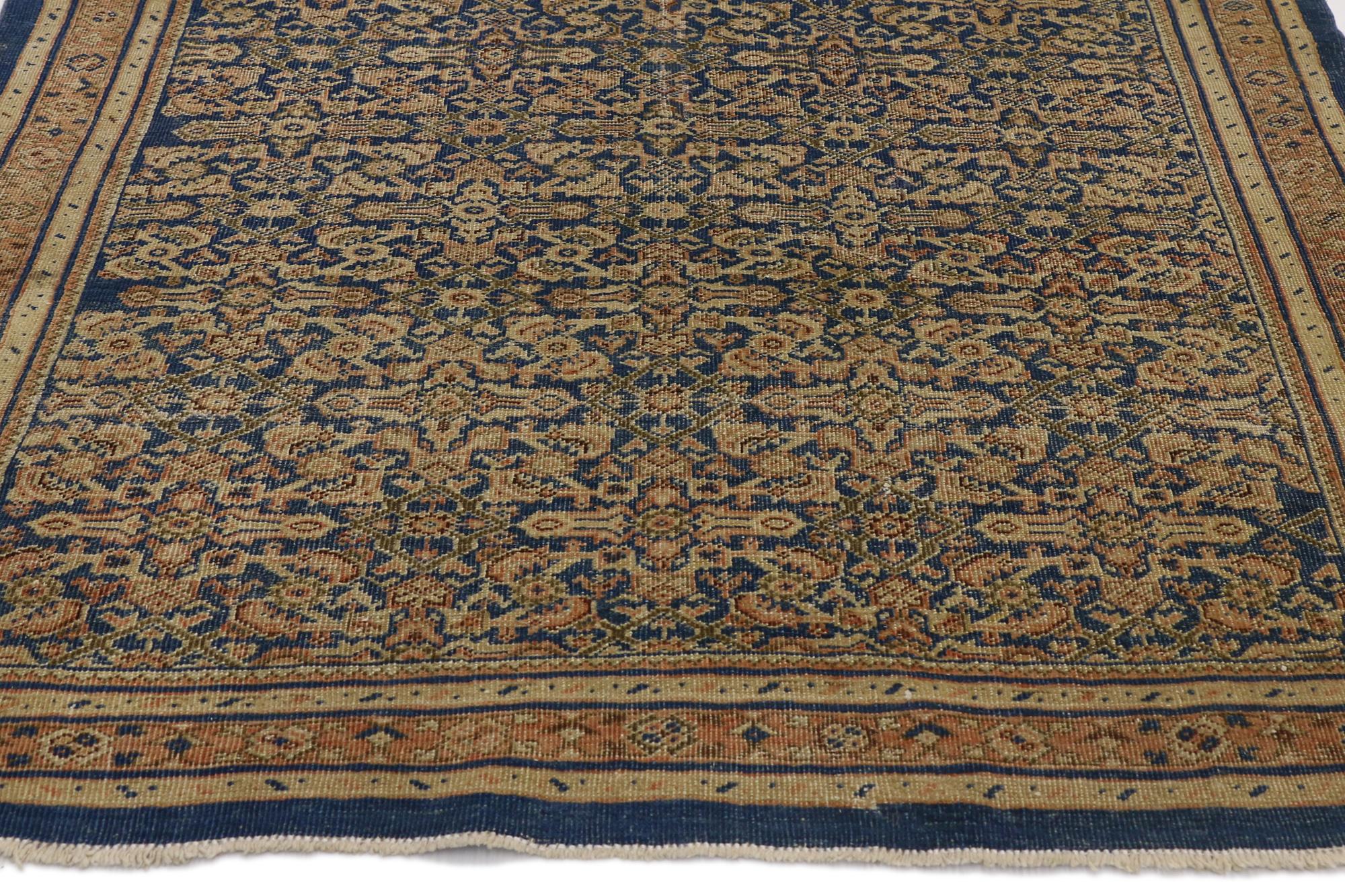 Antigua Alfombra Persa Mahal Ziegler Sultanabad Rústico Estilo Cottage Italiano en venta 4