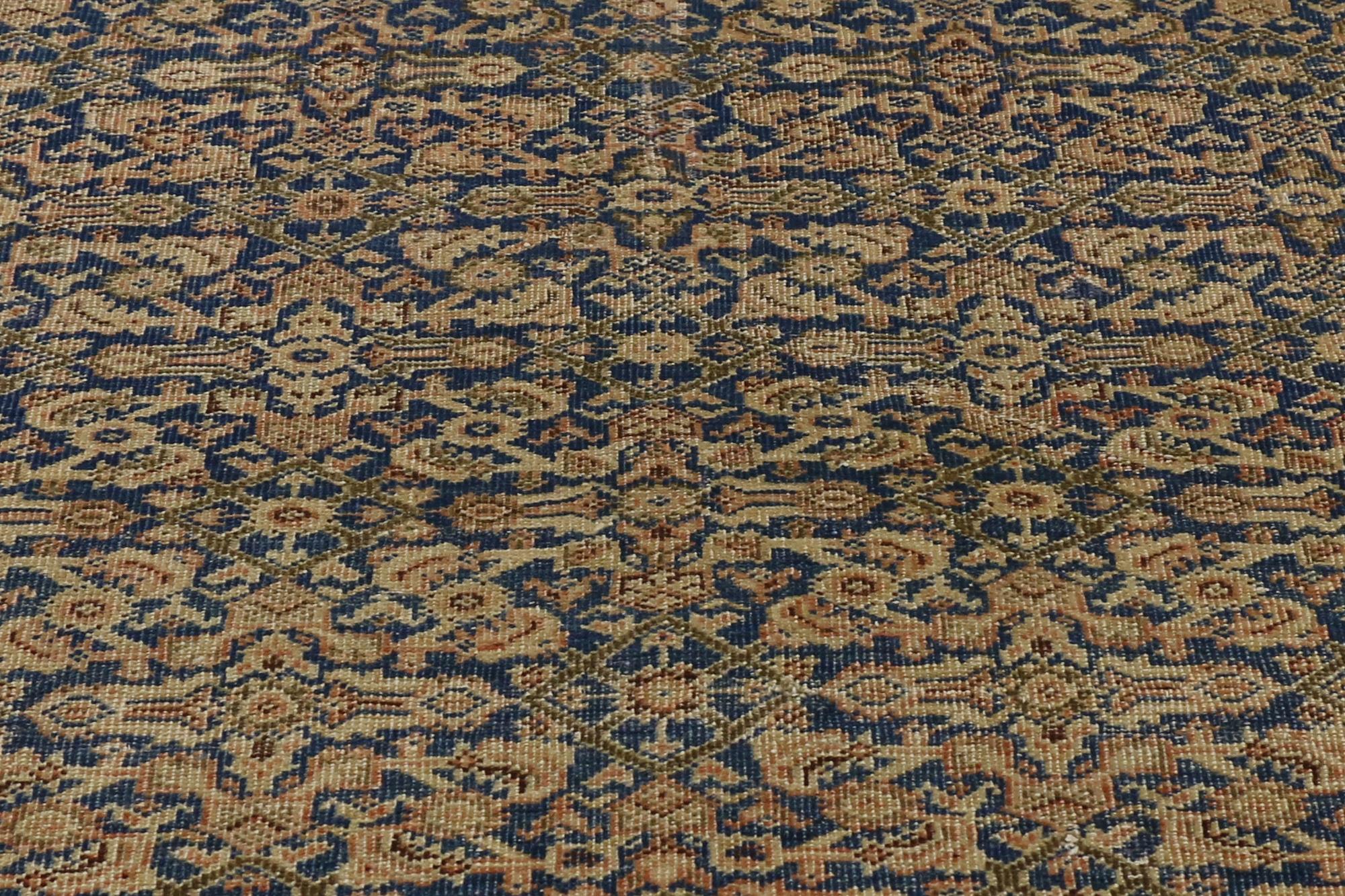 Antigua Alfombra Persa Mahal Ziegler Sultanabad Rústico Estilo Cottage Italiano en venta 7