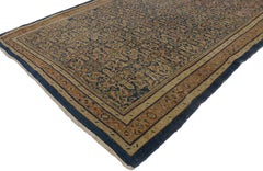 Antique Persian Mahal Ziegler Sultanabad Rug with Rustic Italian Cottage Style