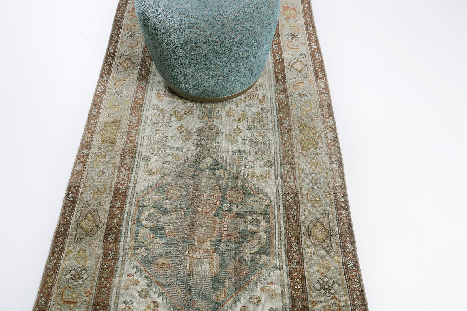 Antique Persian Malayer 29692 In Good Condition For Sale In WEST HOLLYWOOD, CA