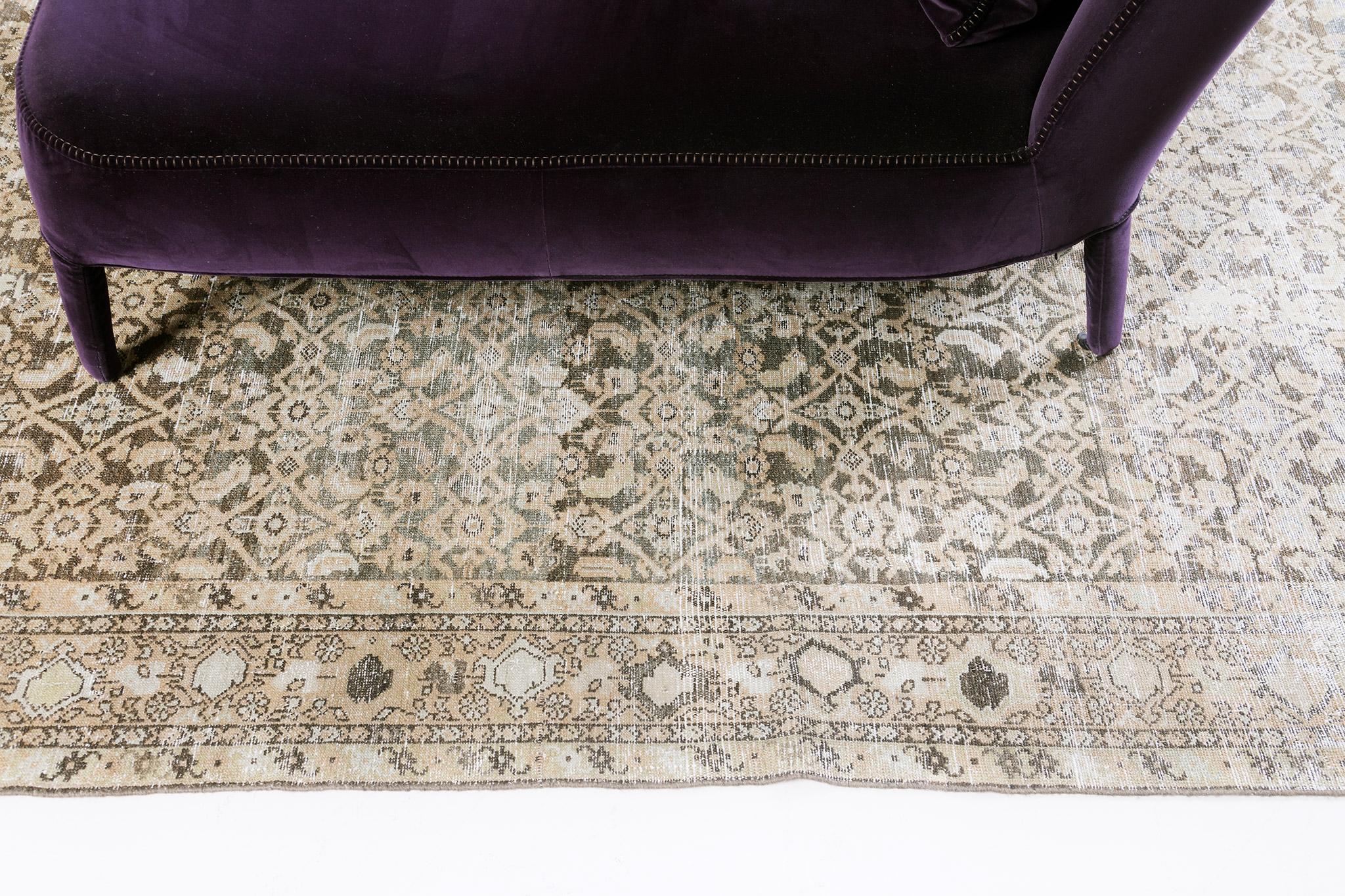 Antique Persian Malayer 29693 In Good Condition For Sale In WEST HOLLYWOOD, CA