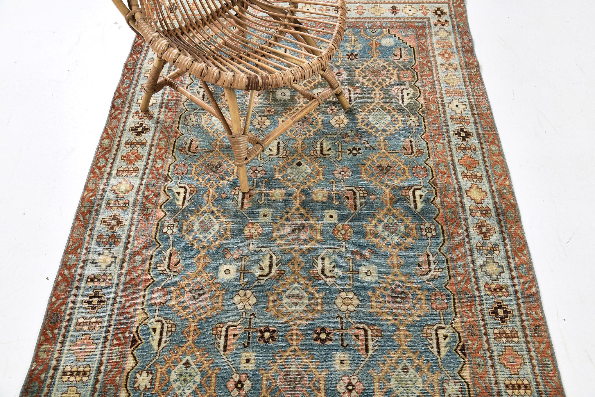 Antique Persian Malayer 29737 In Good Condition For Sale In WEST HOLLYWOOD, CA