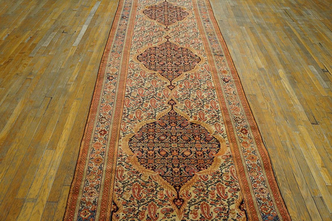 Late 19th Century 19th Century Persian Mishan Malayer Carpet ( 3'10