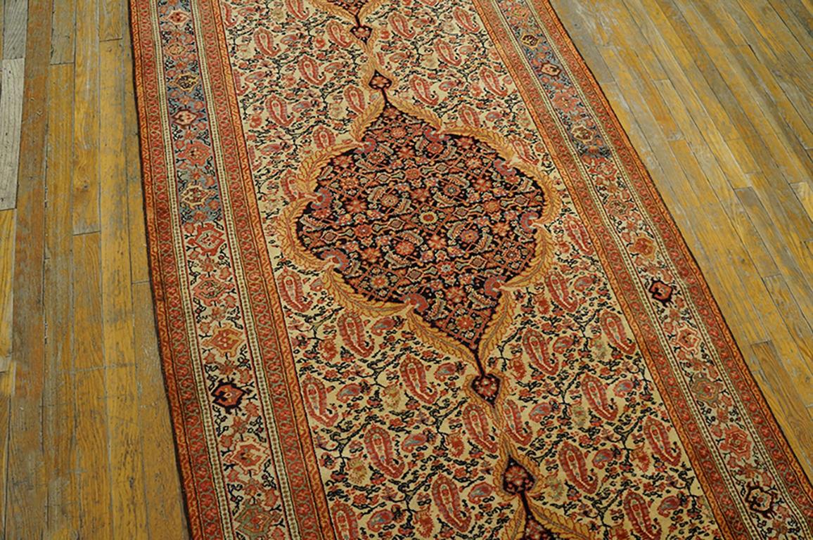 19th Century Persian Mishan Malayer Carpet ( 3'10