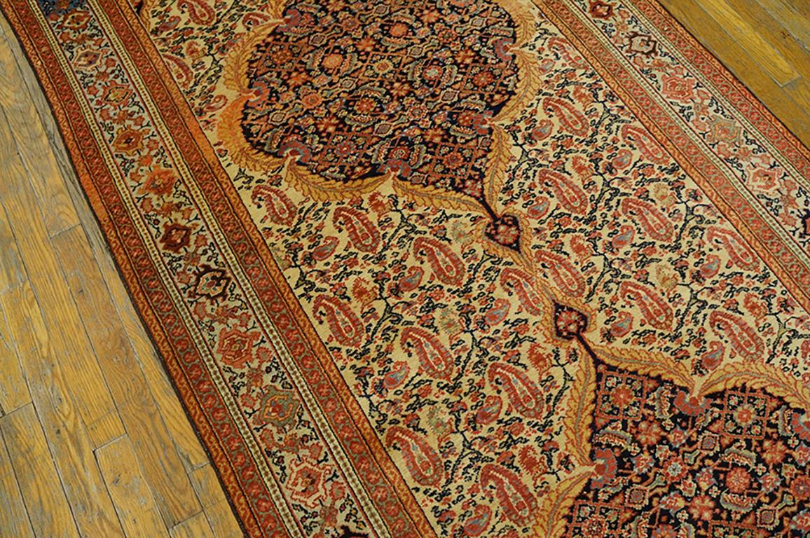 19th Century Persian Mishan Malayer Carpet ( 3'10
