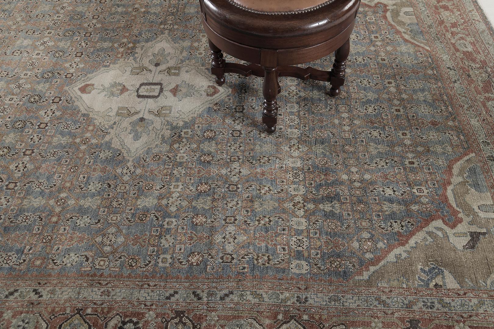 Antique Persian Malayer by Mehraban Rugs For Sale 4