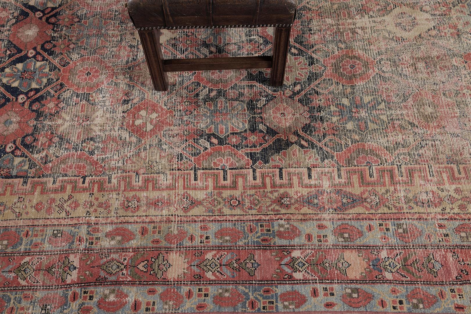 Perse Tapis persan ancien Malayer par Mehraban en vente
