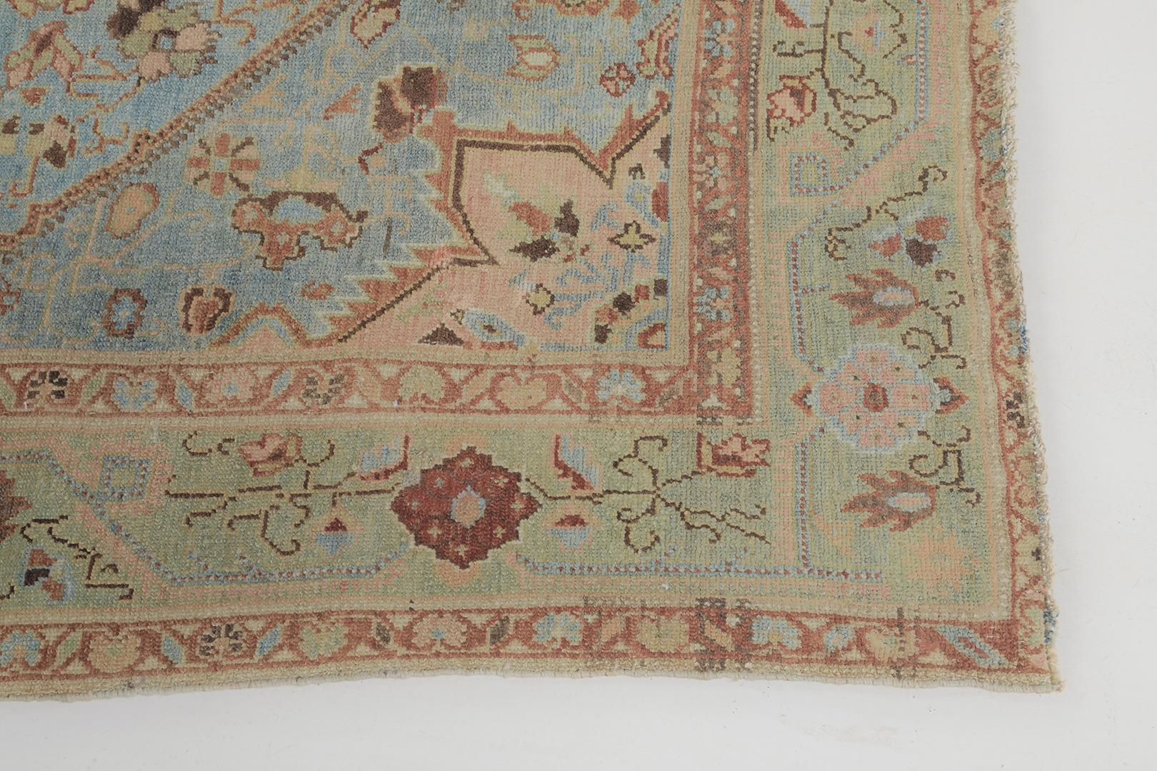 Early 20th Century Antique Persian Malayer by Mehraban Rugs For Sale