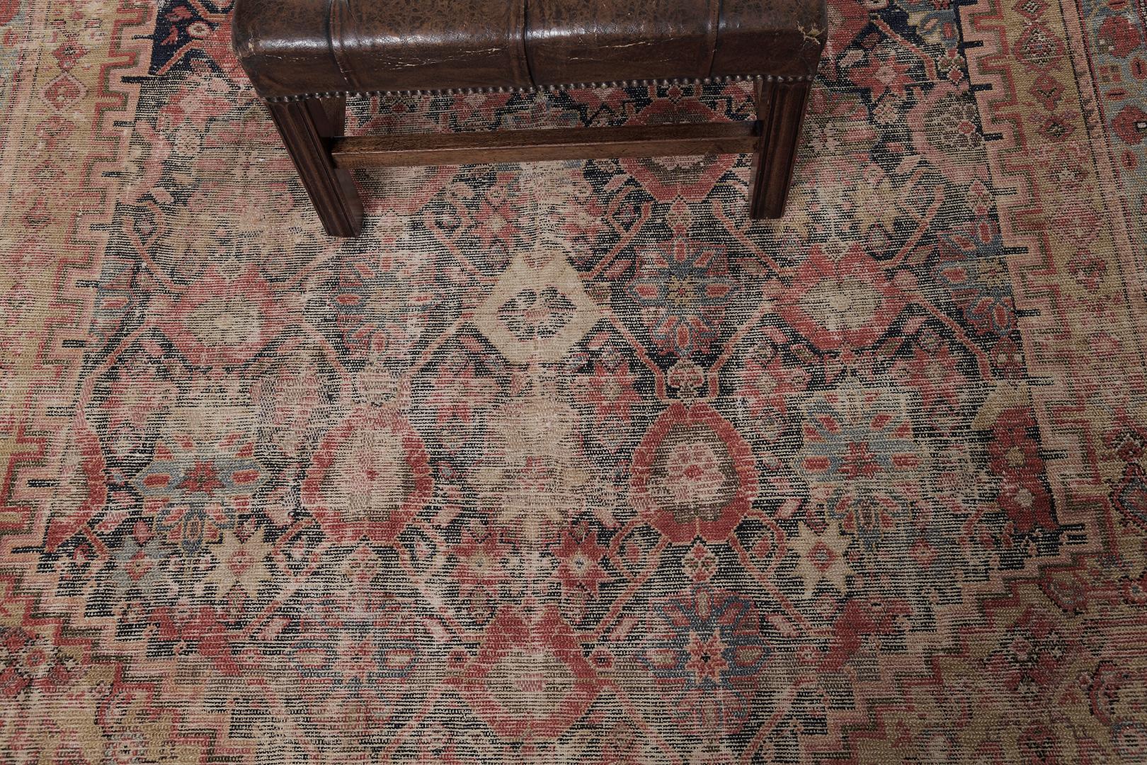 Tapis persan ancien Malayer par Mehraban en vente 1