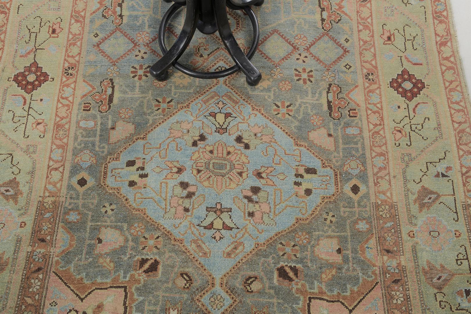Antique Persian Malayer by Mehraban Rugs For Sale 2