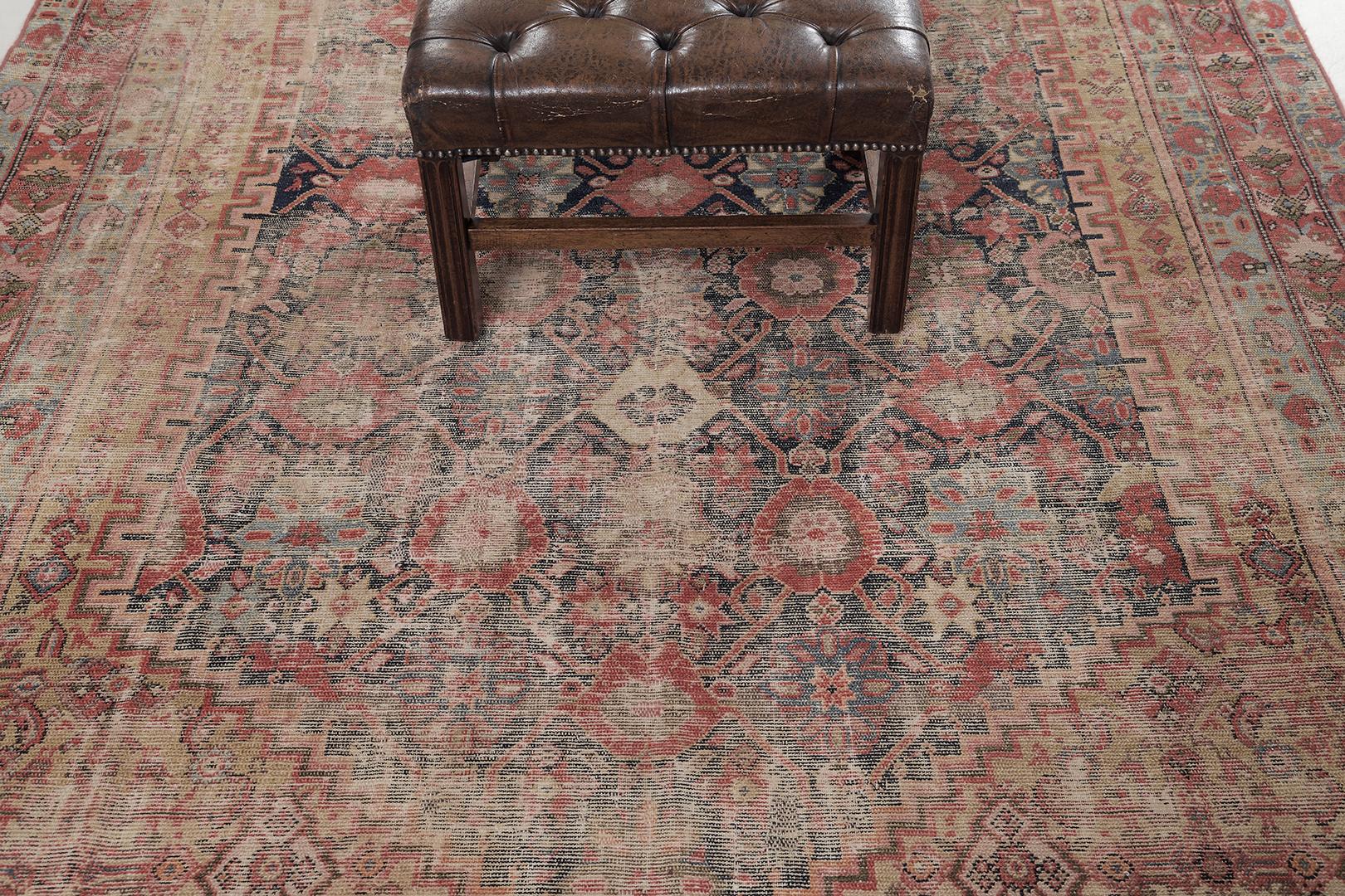 Tapis persan ancien Malayer par Mehraban en vente 2