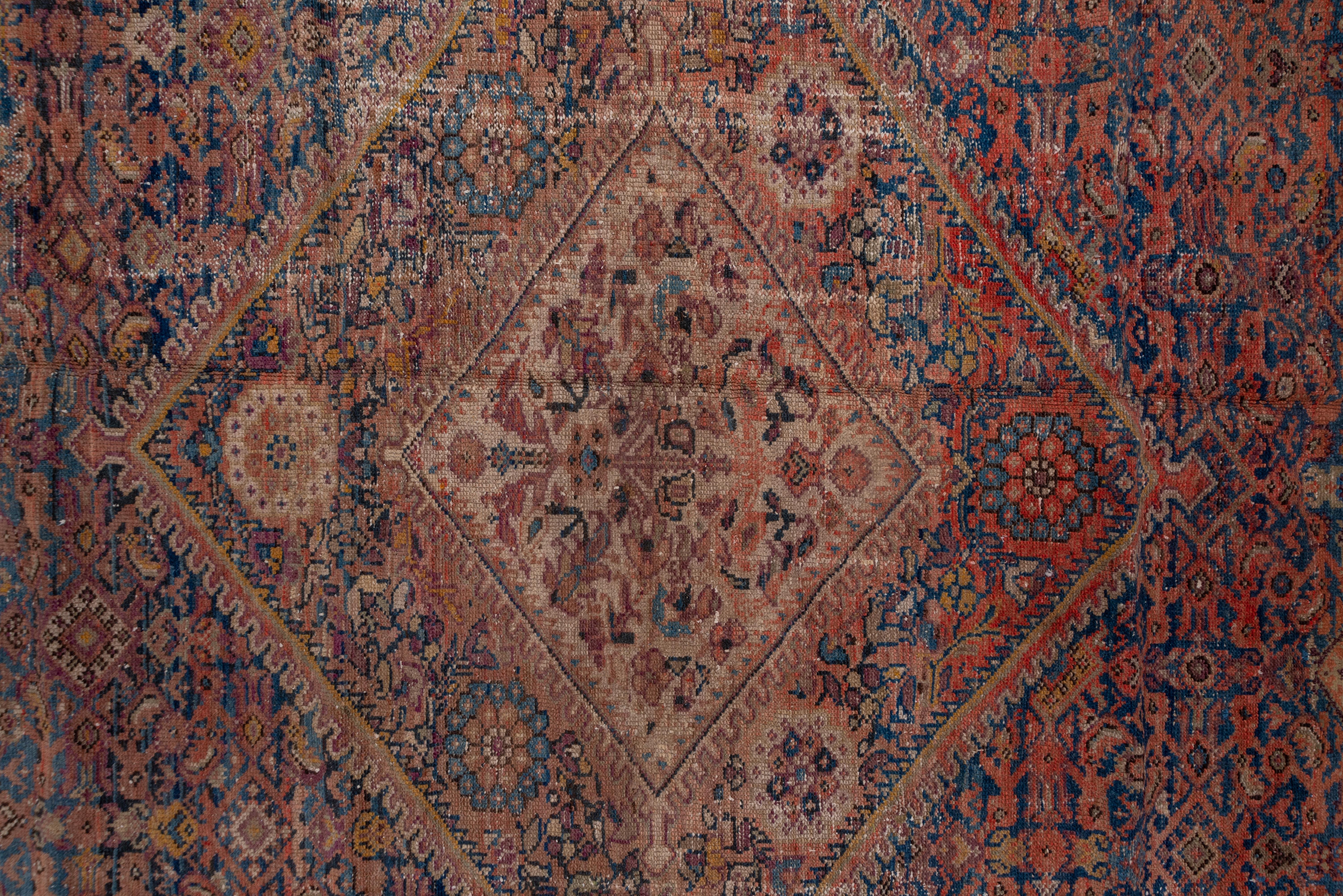 Hand-Knotted Antique Persian Malayer Carpet, circa 1910s