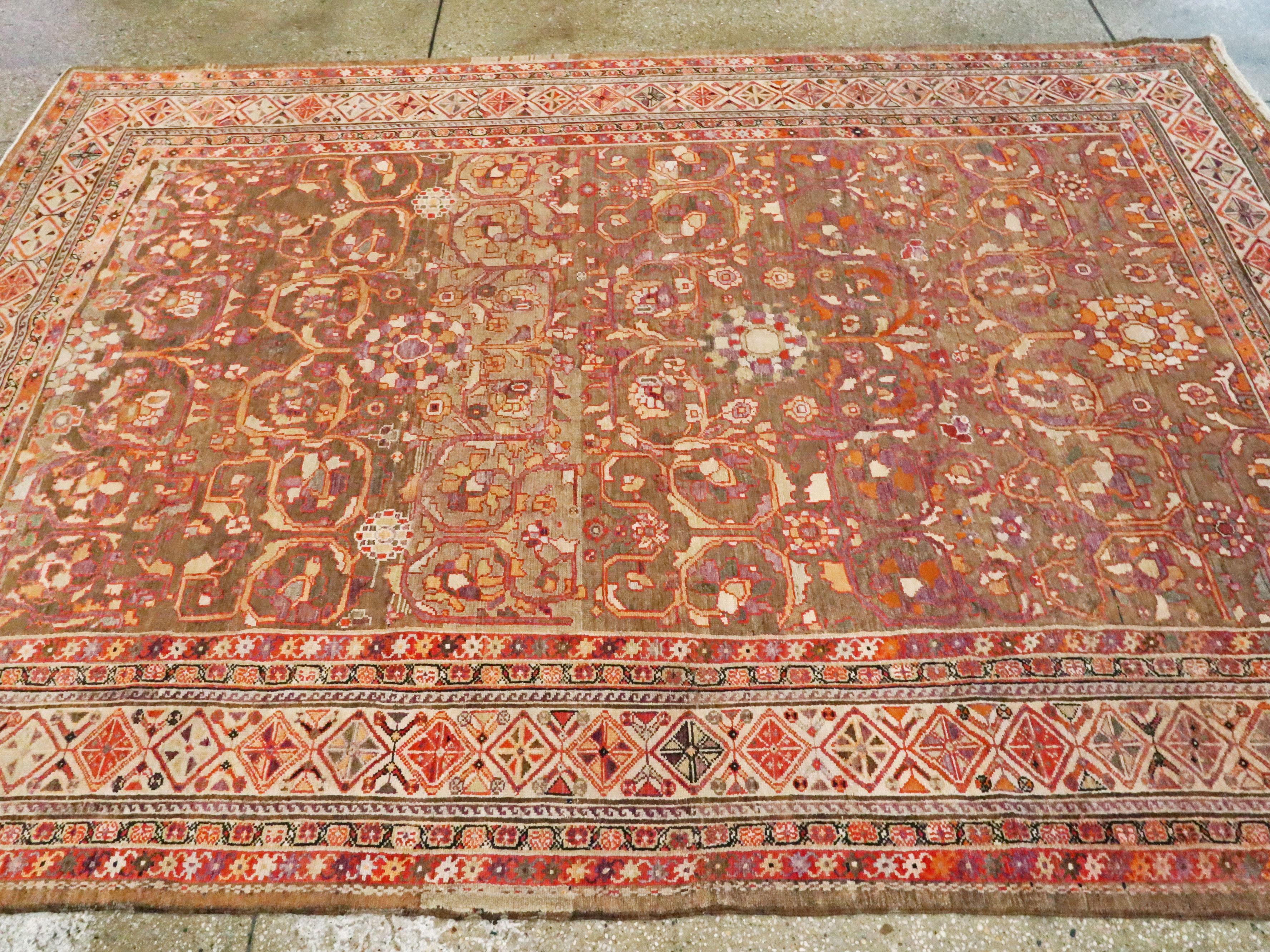 Antique Persian Malayer Carpet For Sale 4