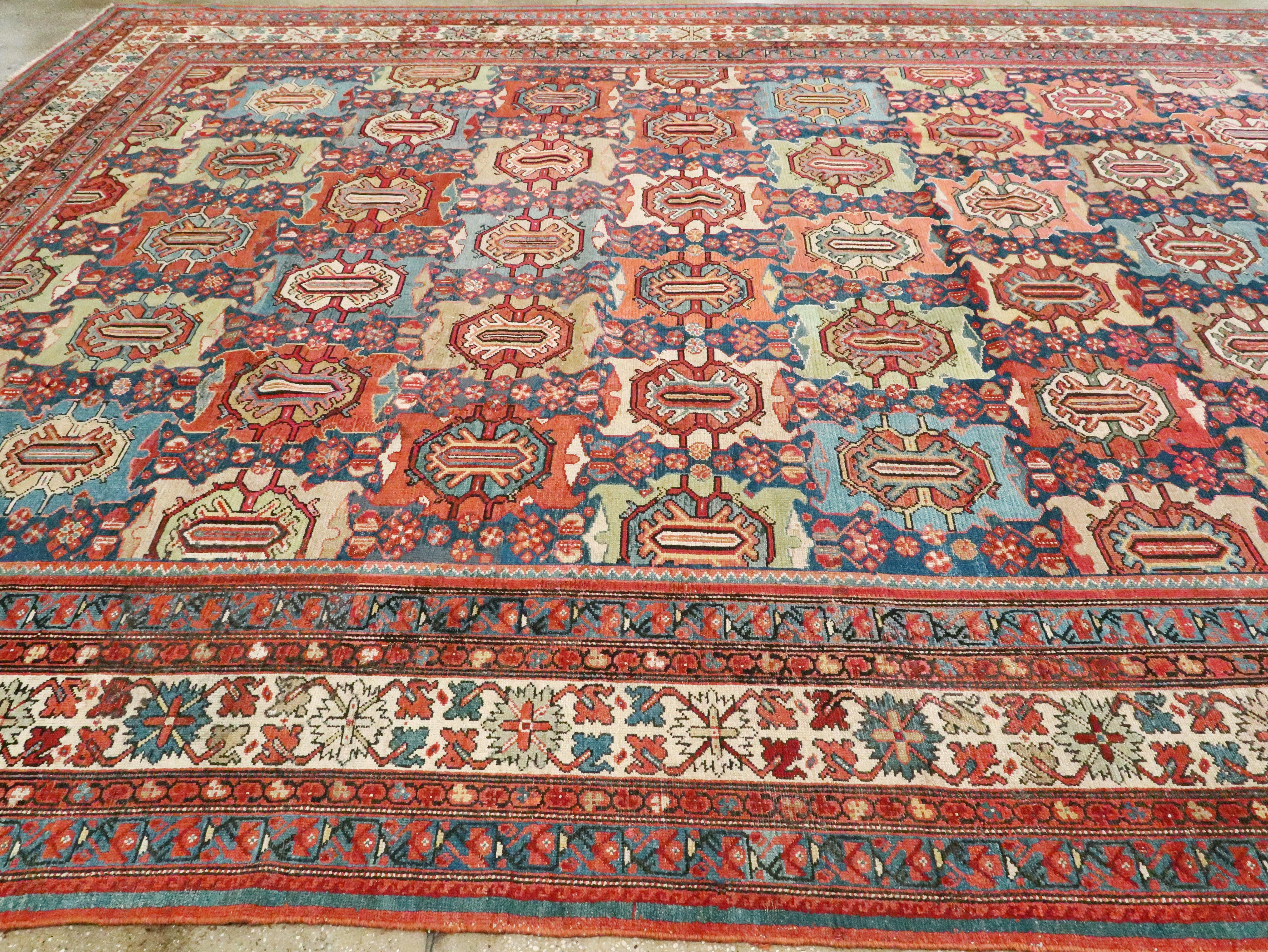Antique Persian Malayer Carpet For Sale 4