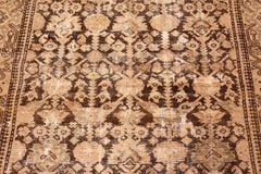 Antique Persian Malayer Carpet. Size: 4 ft 10 in x 9 ft 8 in (1.47 m x 2.95 m)