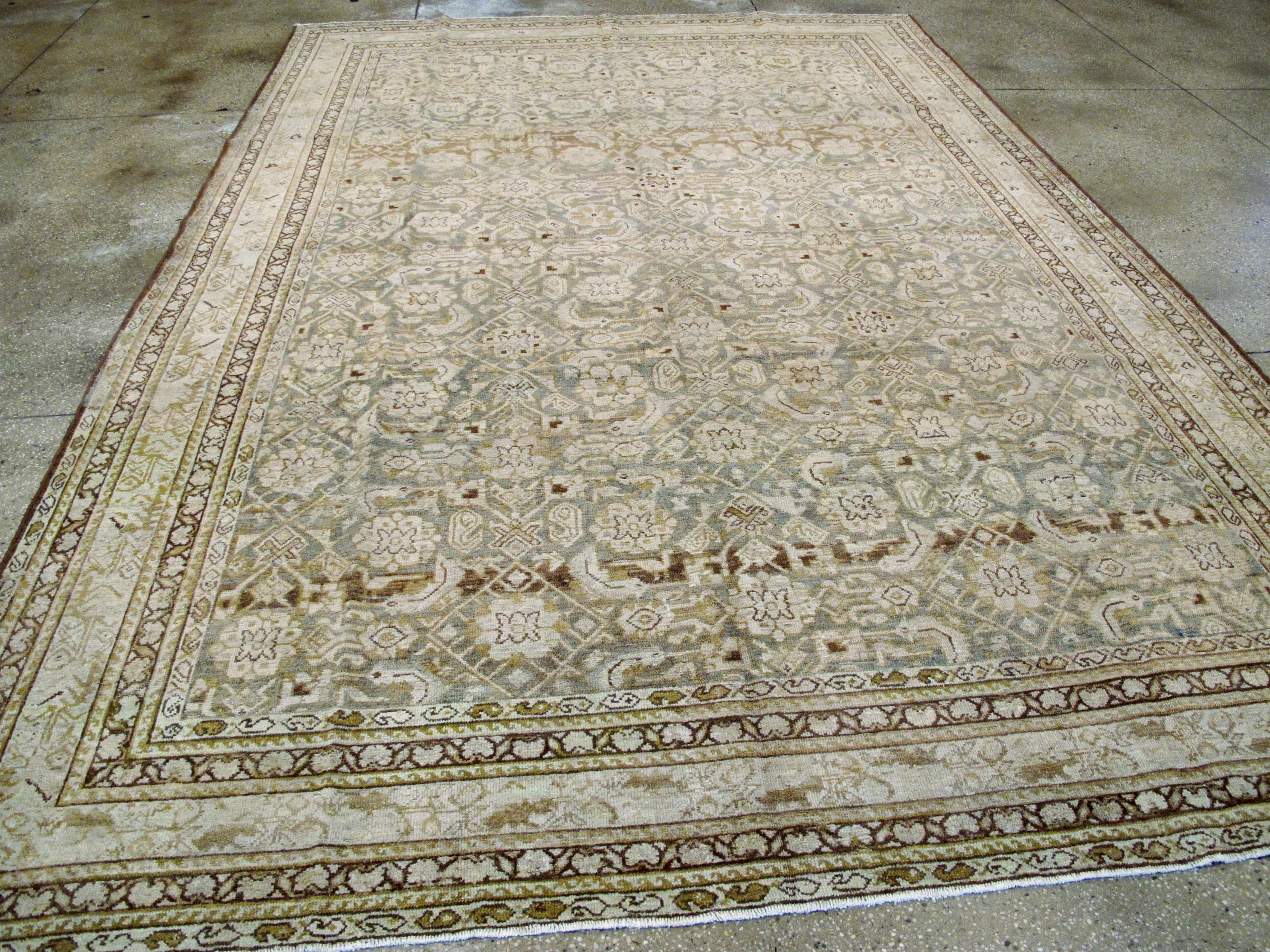 20th Century Antique Persian Malayer Carpet For Sale