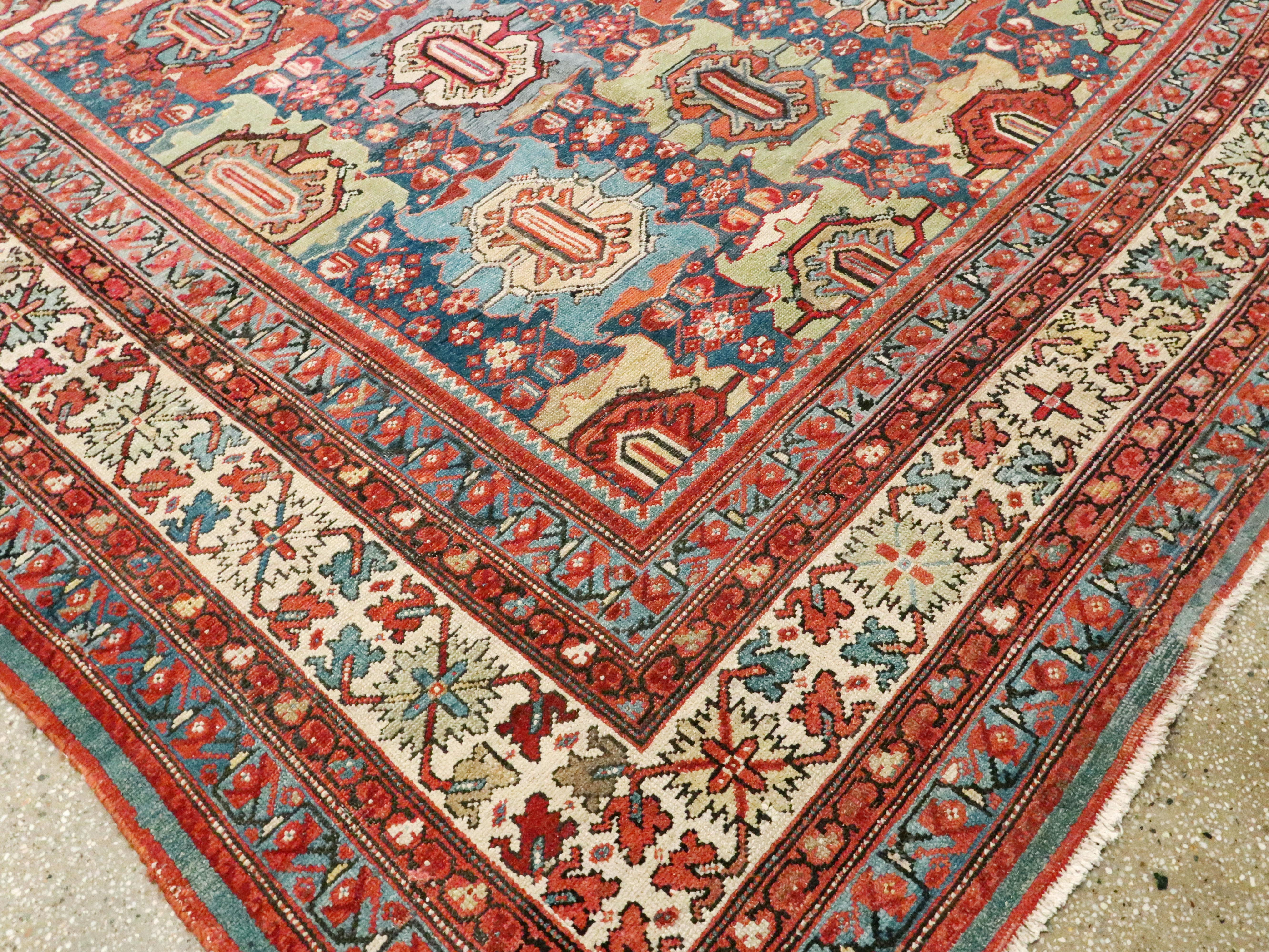 Antique Persian Malayer Carpet For Sale 2