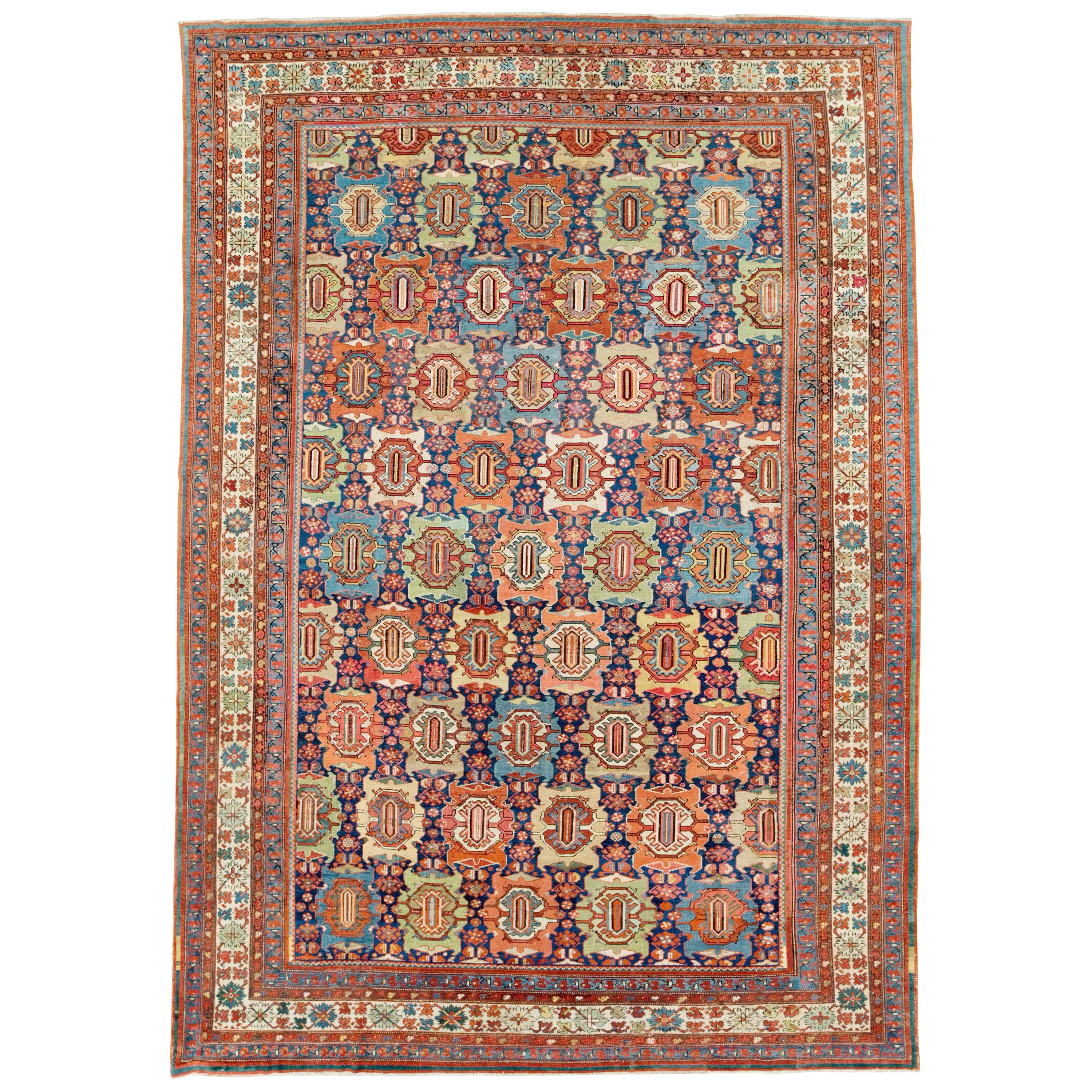 Antique Persian Malayer Carpet For Sale