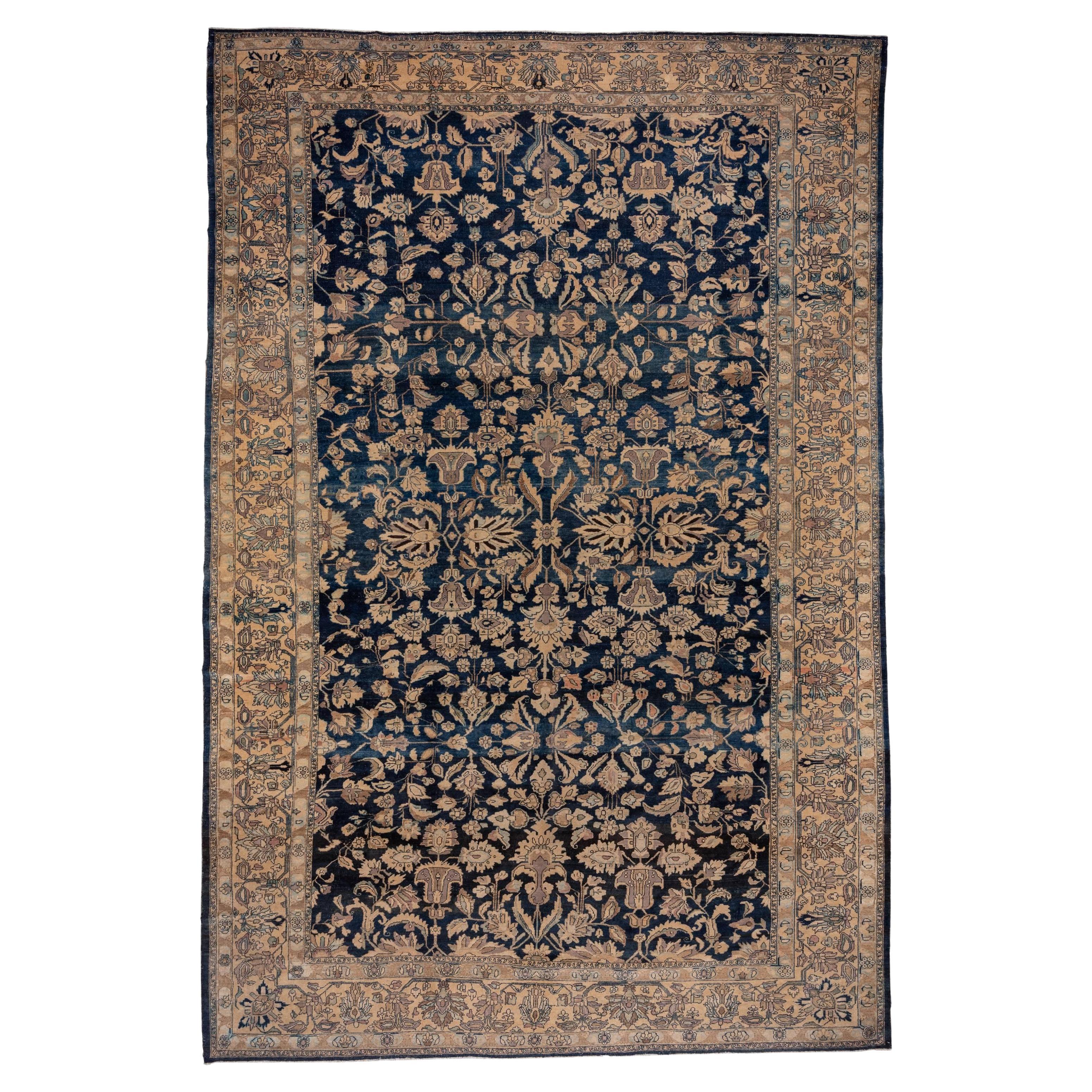 Antique Persian Malayer Carpet For Sale