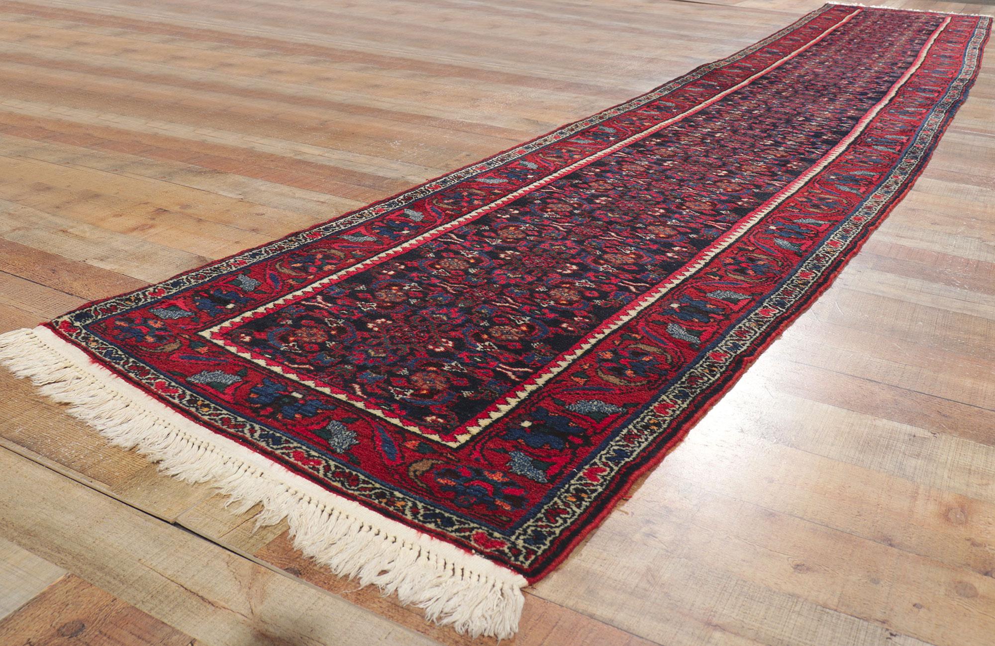 Laine Tapis persan ancien Malayer de style moderne en vente