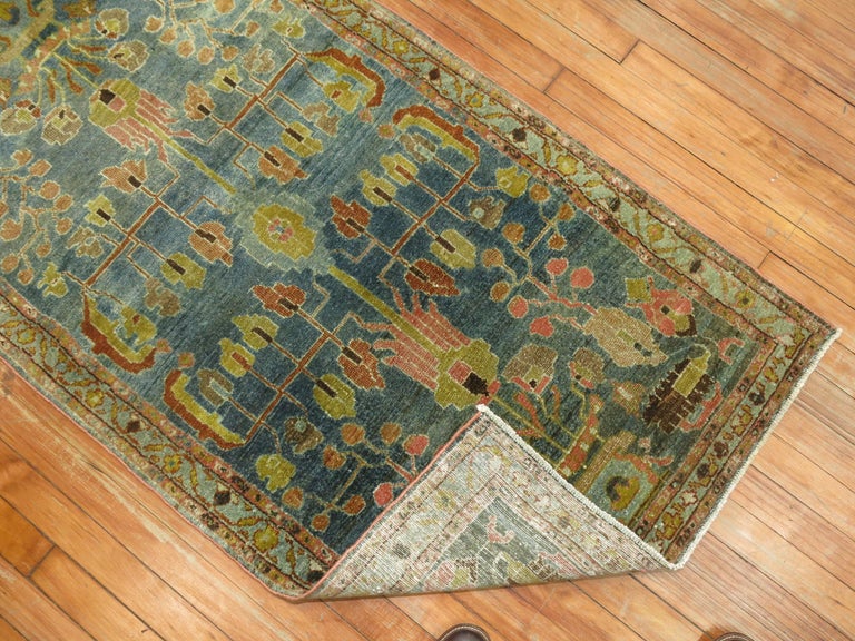 Antique Persian Malayer Colorful Throw Rug For Sale at 1stdibs