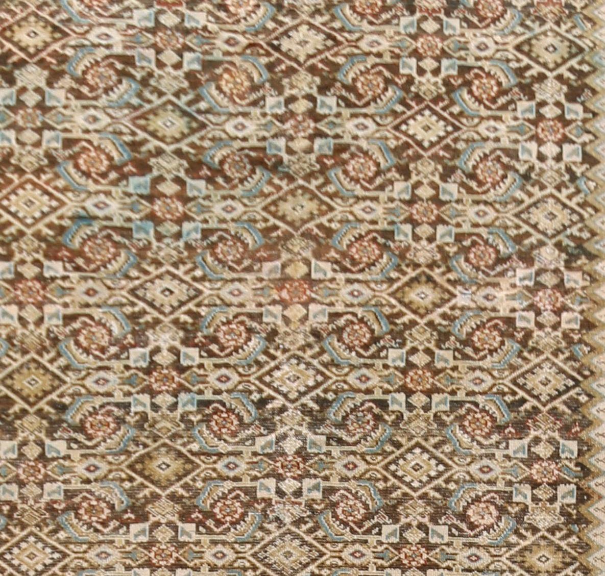 Antique Persian Malayer Corridor Carpet Rug, 7'1 x 17'11 For Sale 1