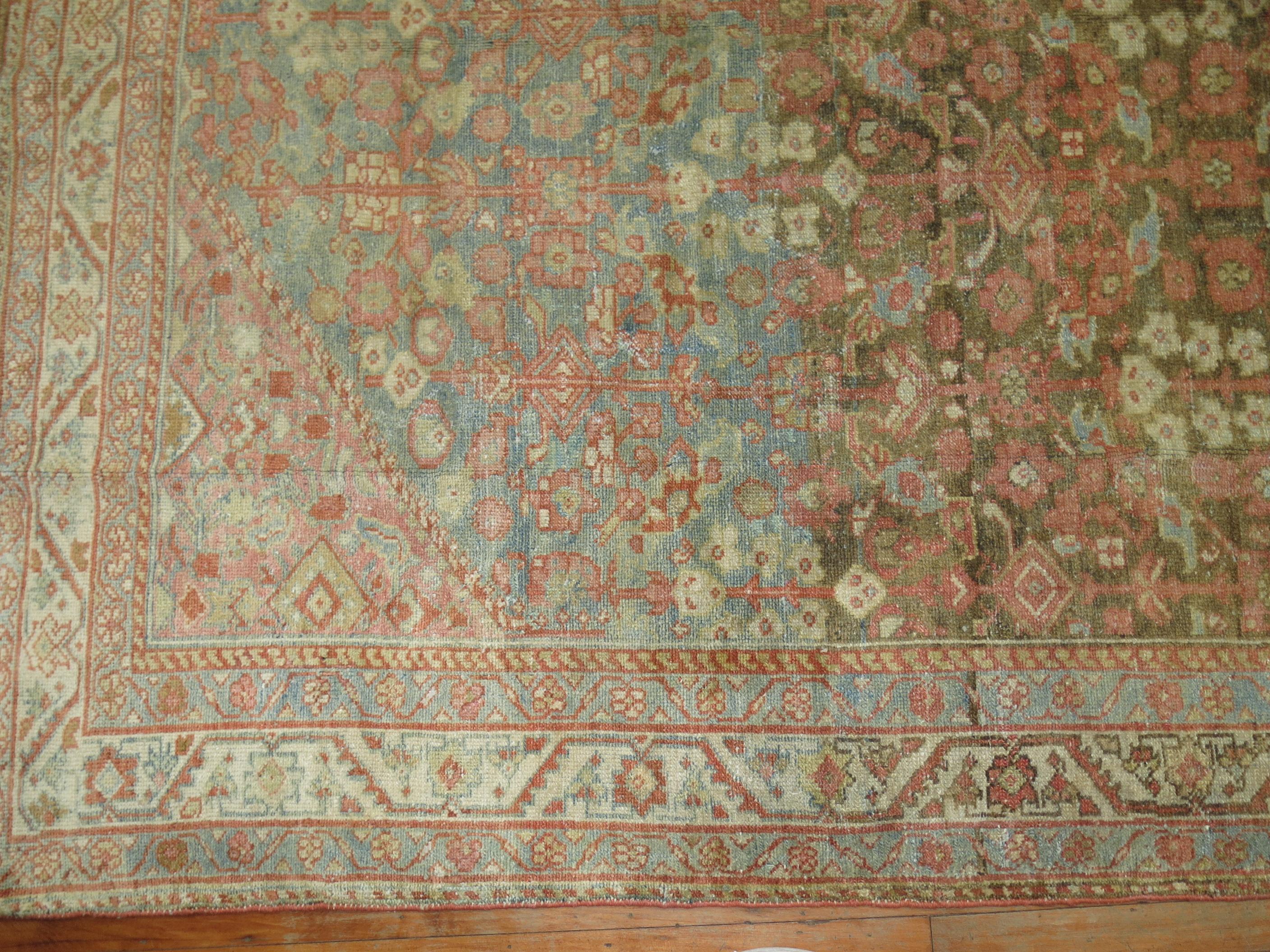 Antique Persian Malayer Corridor Rug 2