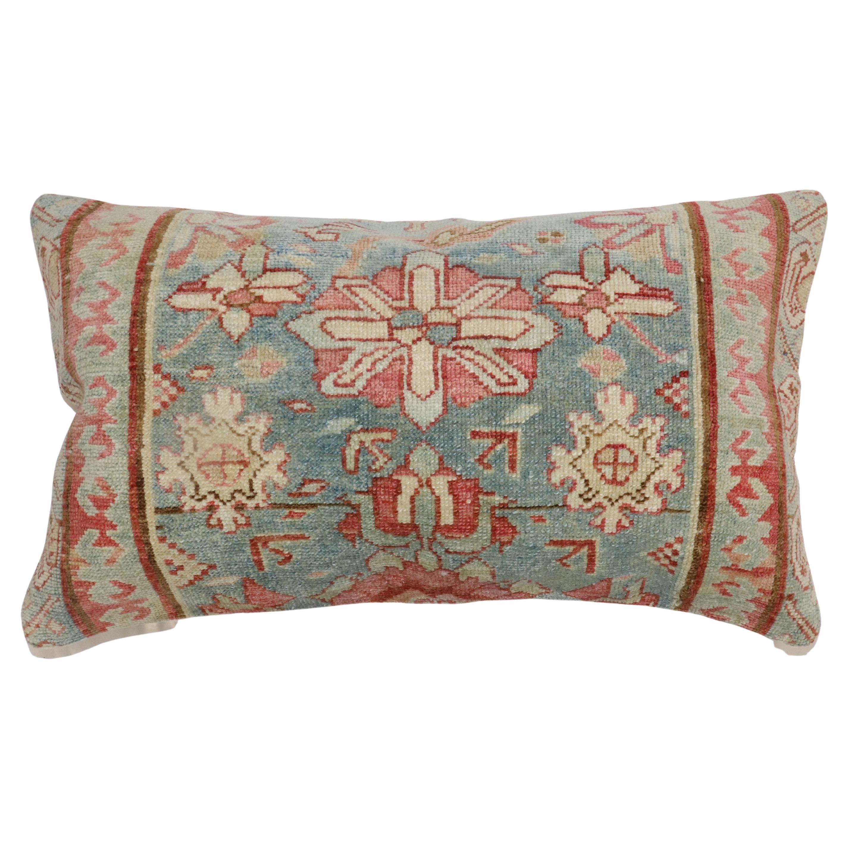 Antique Persian Malayer Floor Pillow For Sale