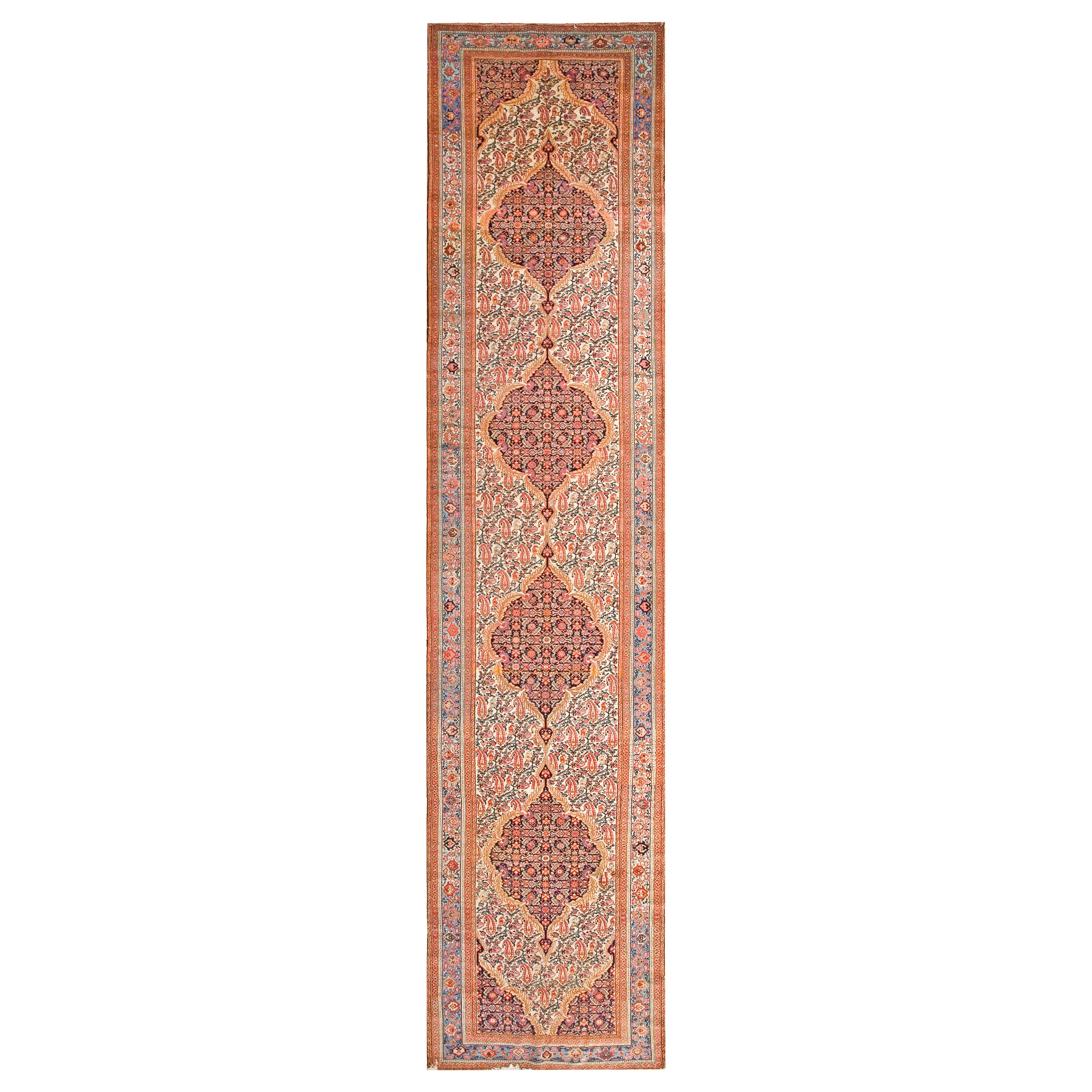 Persischer Malayer-Teppich des 19. Jahrhunderts ( 3'10" x 17'3" - 118 x 526 )