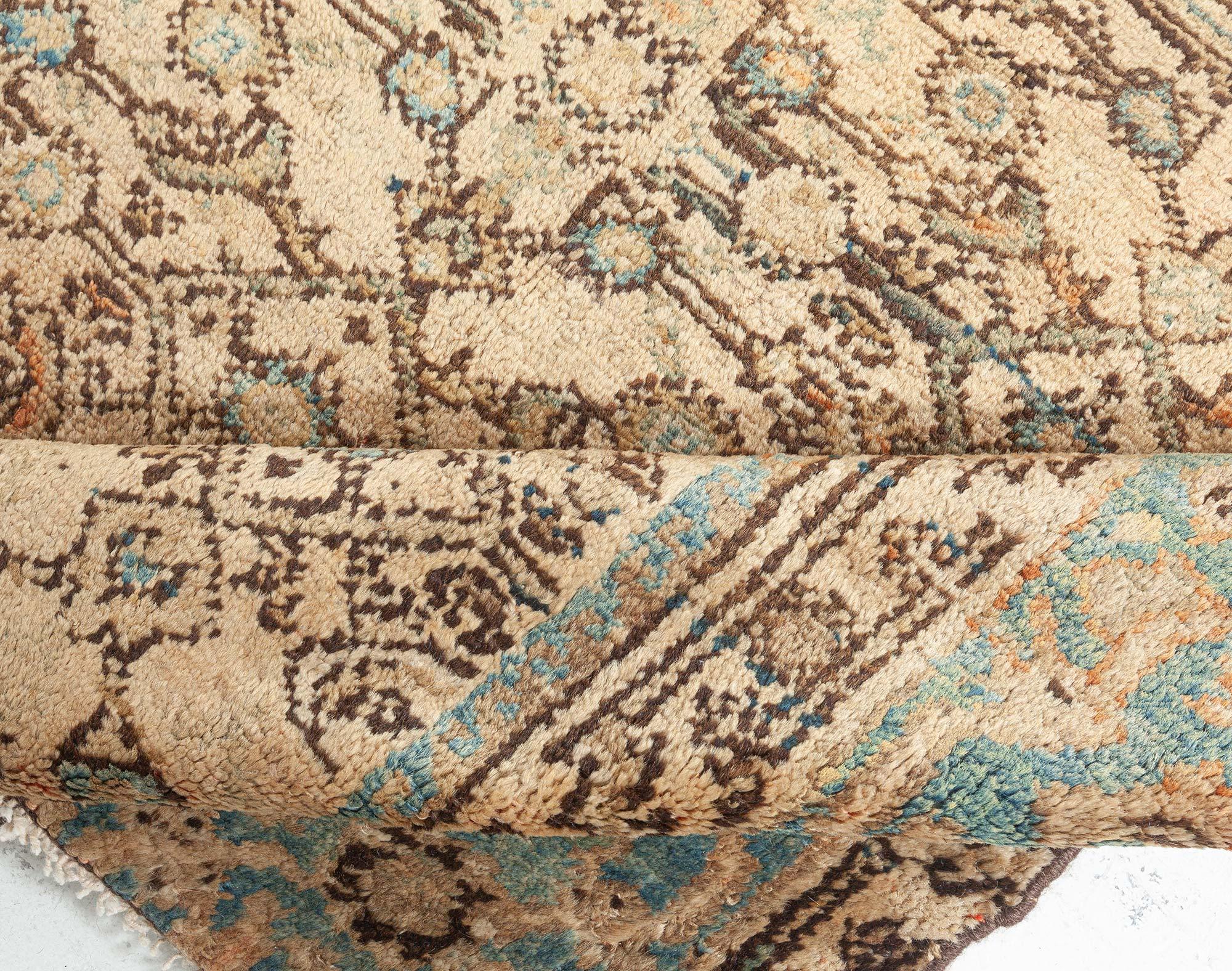 Hand-Knotted Doris Leslie Blau Antique Persian Malayer Fragment For Sale