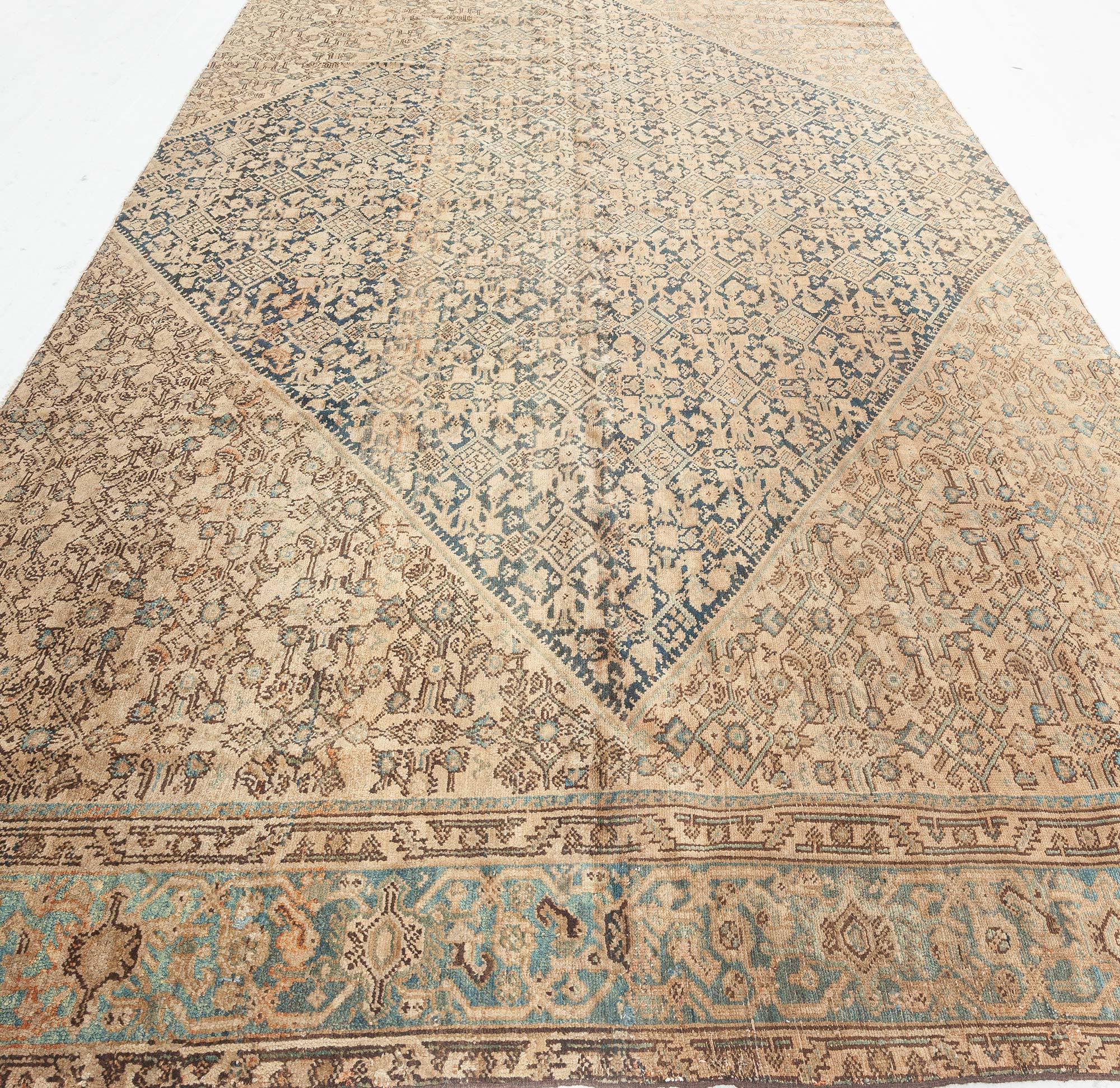 Antique Persian Malayer Fragment In Good Condition For Sale In New York, NY