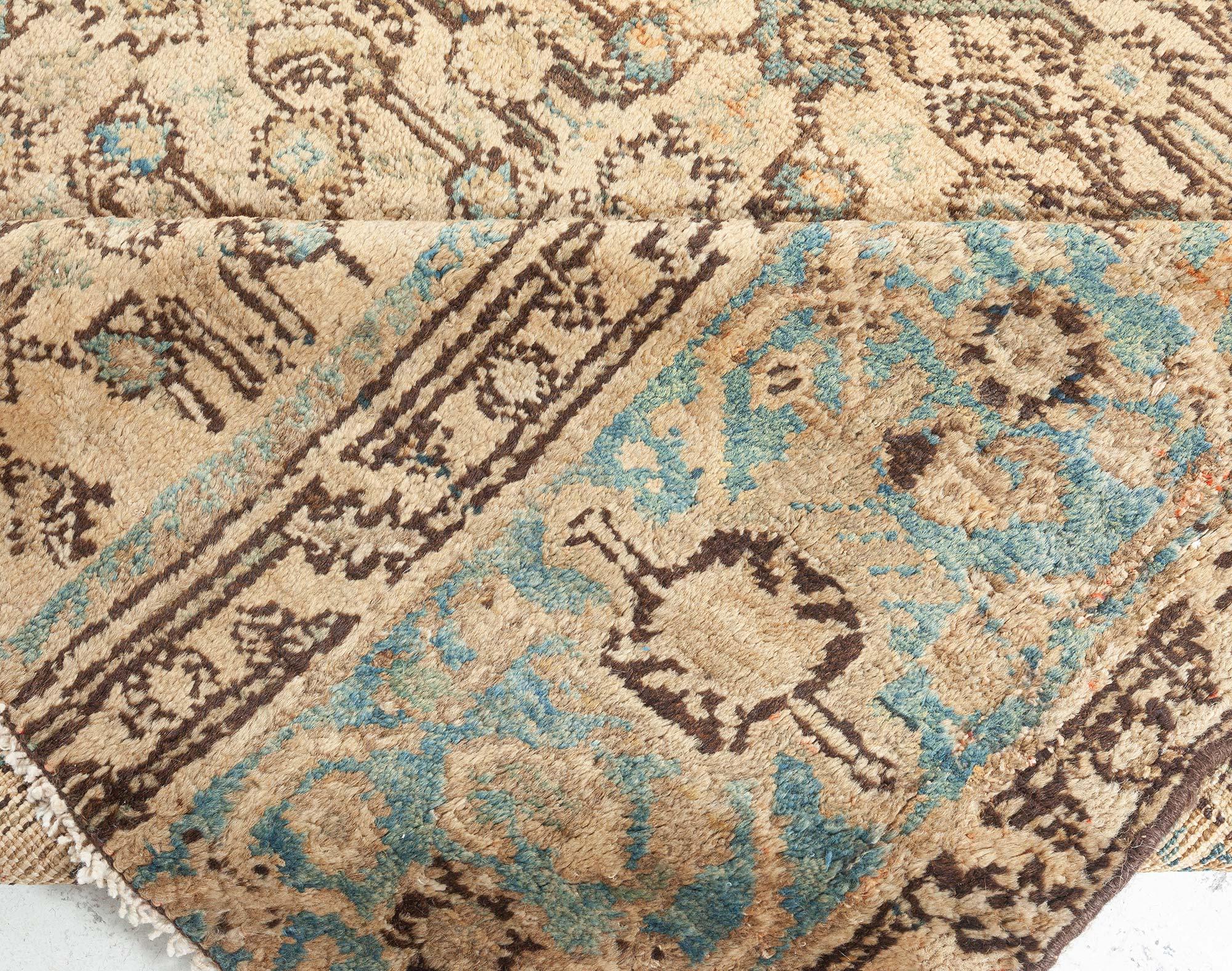 Wool Antique Persian Malayer Fragment For Sale