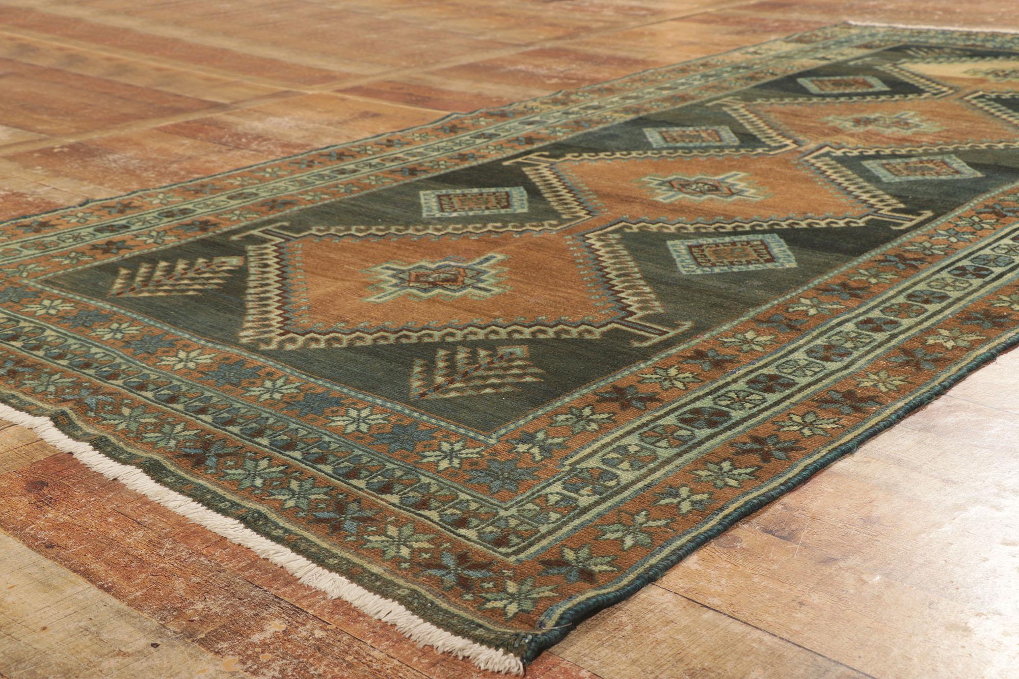 Wool Antique Persian Malayer Gallery Rug For Sale