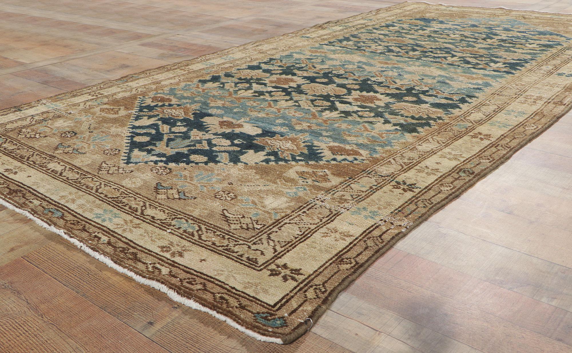 Wool Antique Persian Malayer Gallery Rug