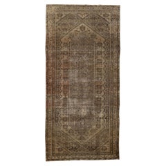 Vintage Persian Malayer Gallery Rug