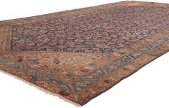 Antique Persian Malayer Rug, Laid-Back Luxury Meets Rustic Sensibility