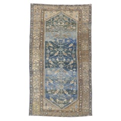 Antique Persian Malayer Gallery Rug with Greek Mediterranean Style