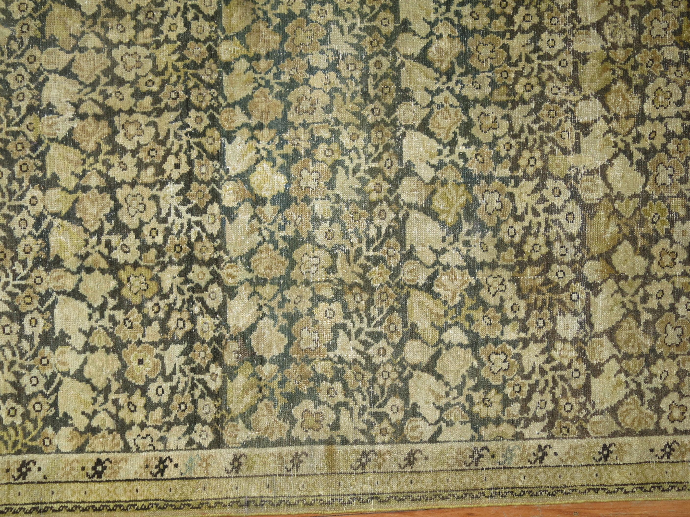 Hand-Woven Antique Persian Malayer Gallery Runner