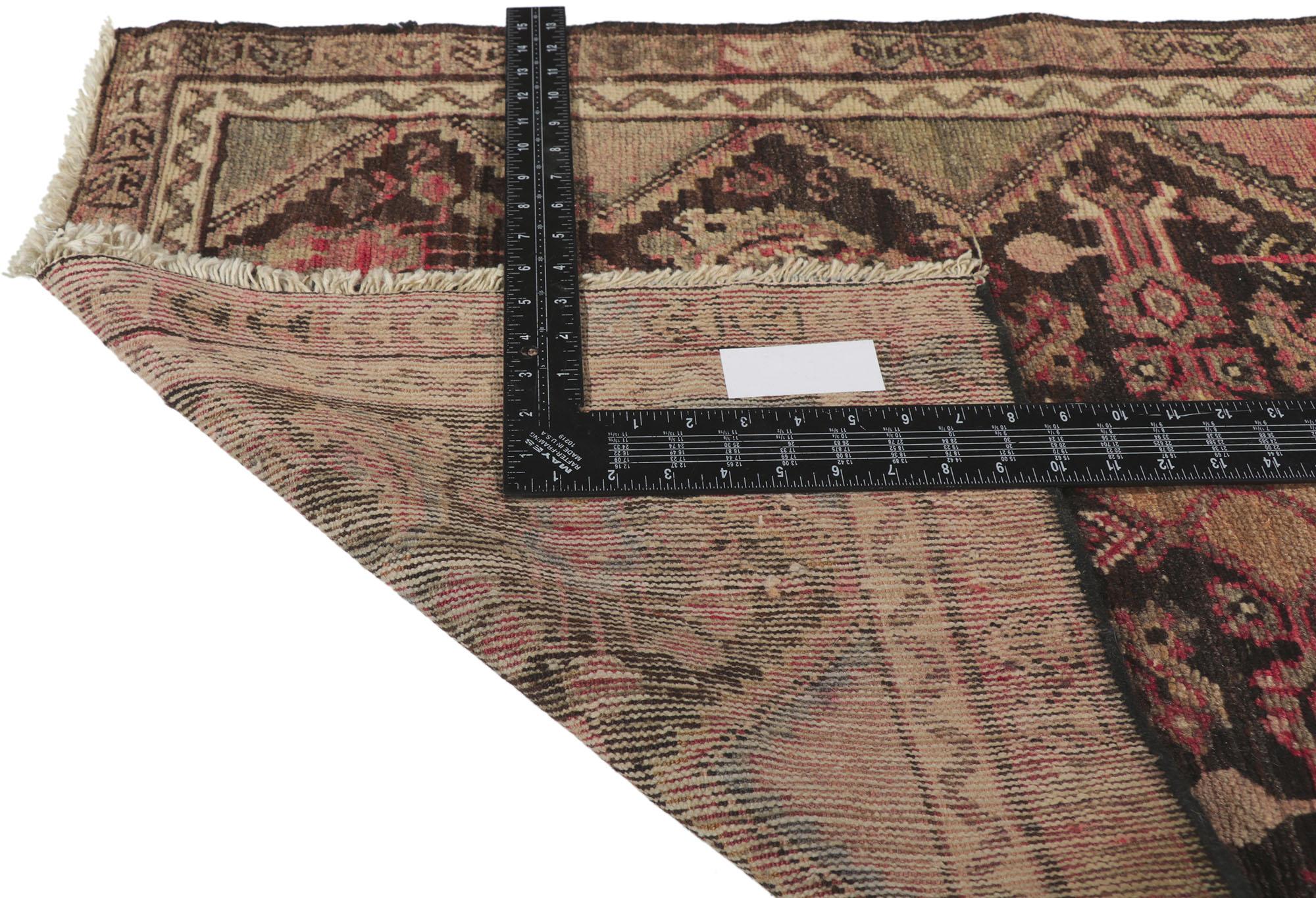 20th Century Antique Persian Malayer Hallway Rug For Sale