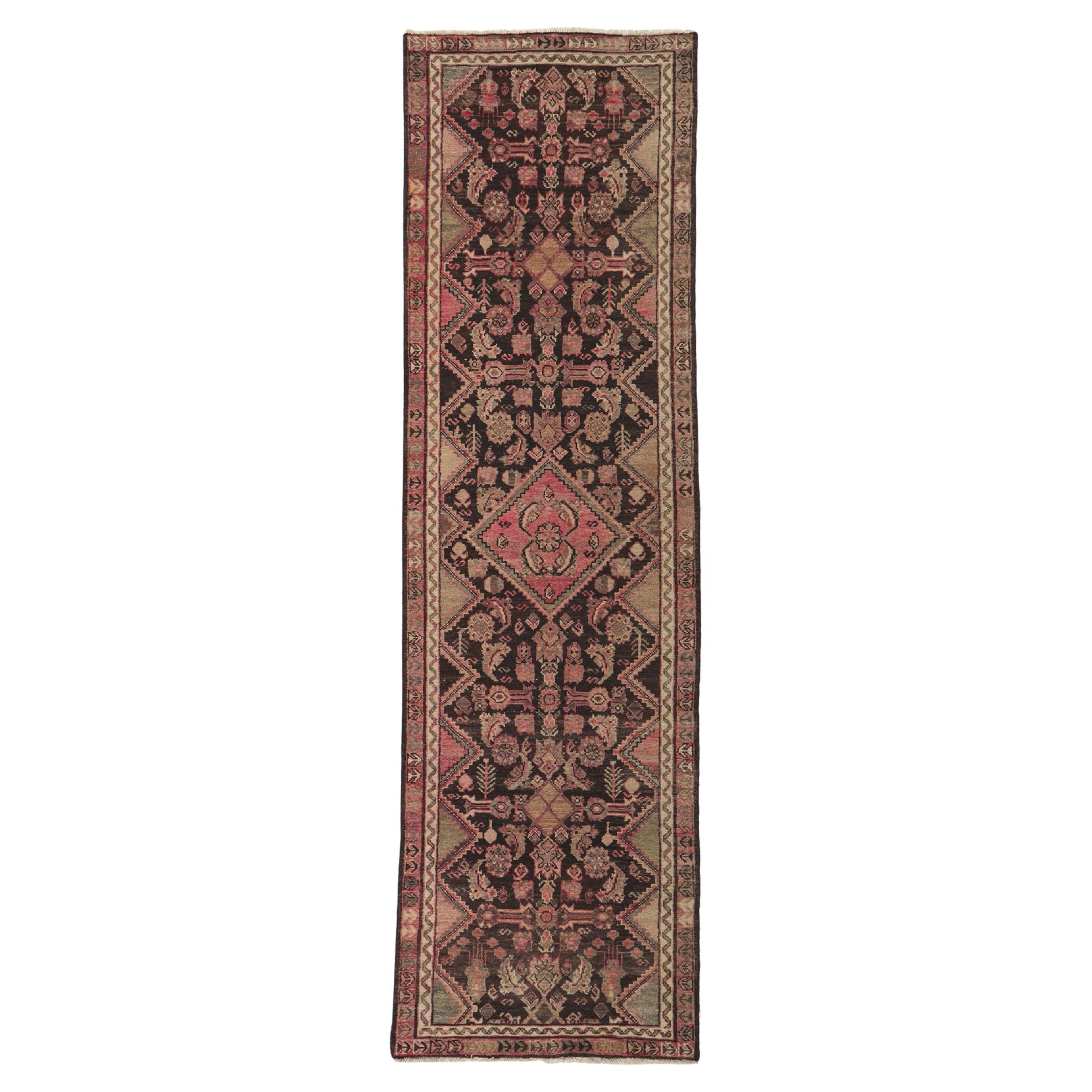 Antique Persian Malayer Hallway Rug For Sale