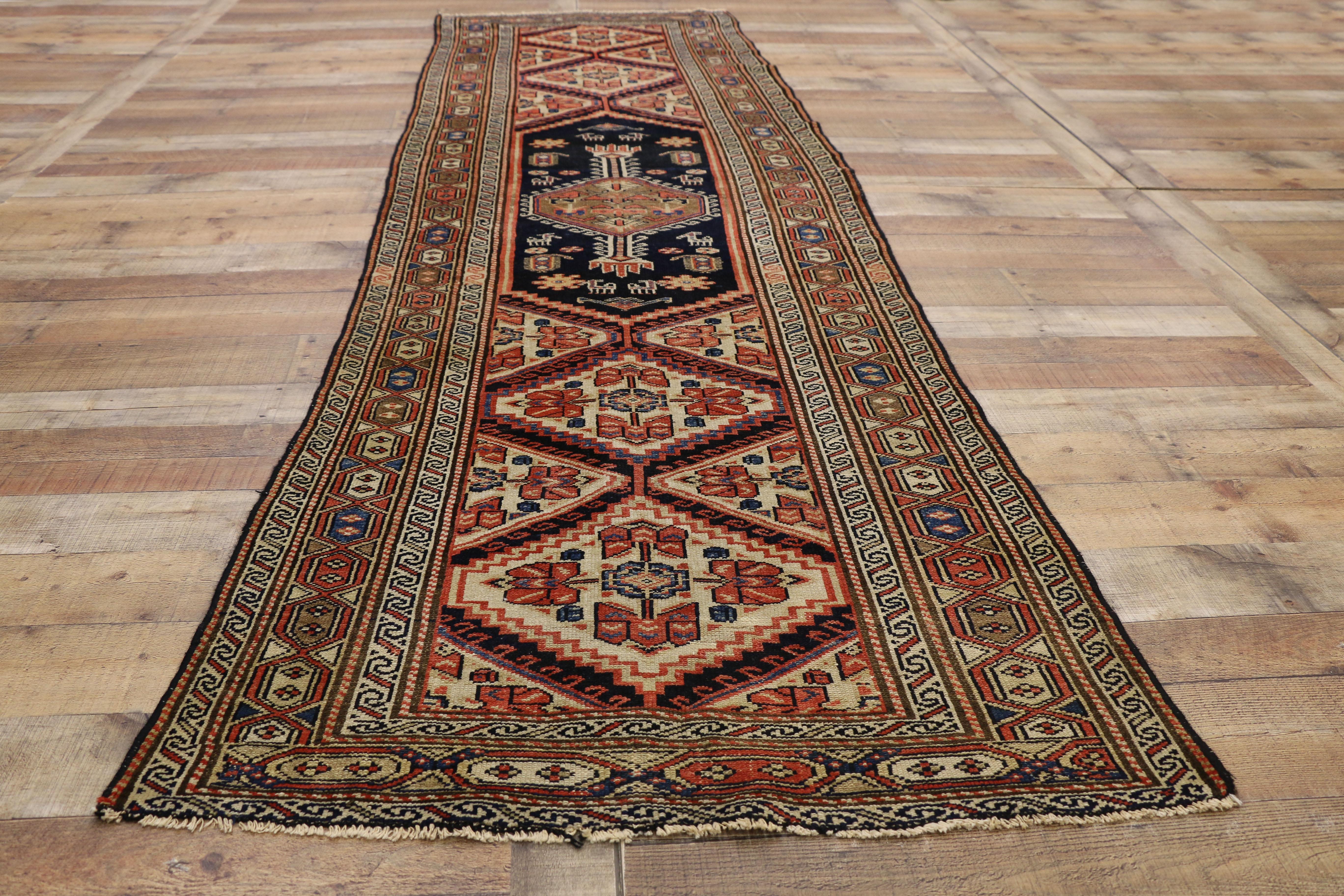 Antique Persian Malayer Hallway Runner For Sale 1