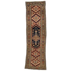 Tapis de couloir de couloir persan ancien Malayer