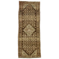Antique Persian Malayer Hallway Runner with Modern Shaker Style