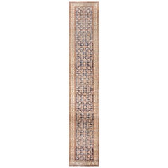 Antique Persian Malayer Hallway Runner Rug. Size: 3 ft 2 in x 16 ft 10 in