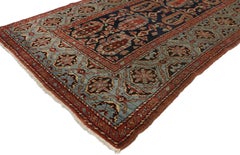 Antique Persian Malayer Hallway Runner with Modern Parisian Style